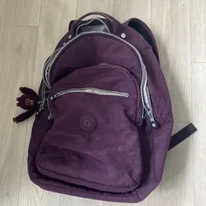 Kipling Shiny Purple Backpack Seoul Extra Large Metallic 17 main image 2